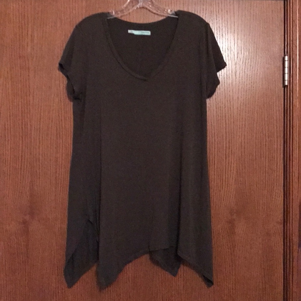 Olive green top